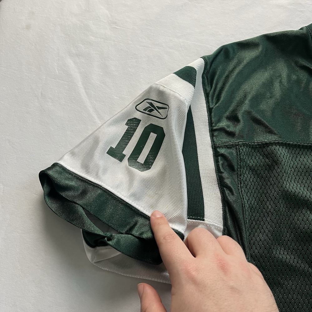 Vintage Reebok NFL New York Jets Chad Pennington #10 Jersey YOUTH XL Green - Picture 10 of 10